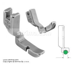 Pol pätka na našívanie kedru pre šijacie stroje, ľavá 4.8mm P301C3/16 [31358L 3/16]